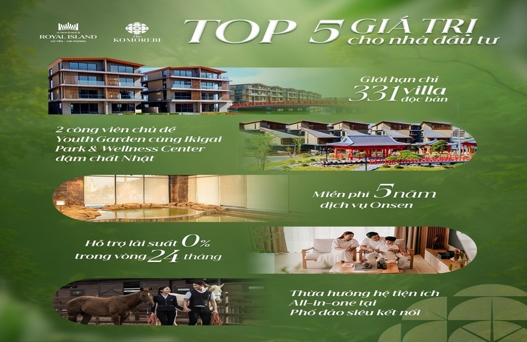 🍃 THE KOMOREBI - TOP 5 GIÁ TRỊ CHO NHÀ ĐẦU TƯ